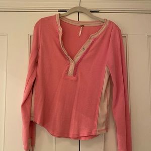 Pink long sleeve thermal